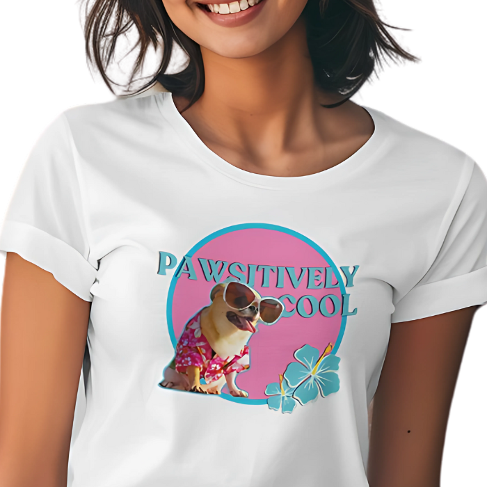 'PAWSITIVELY COOL' - Unisex t-shirt