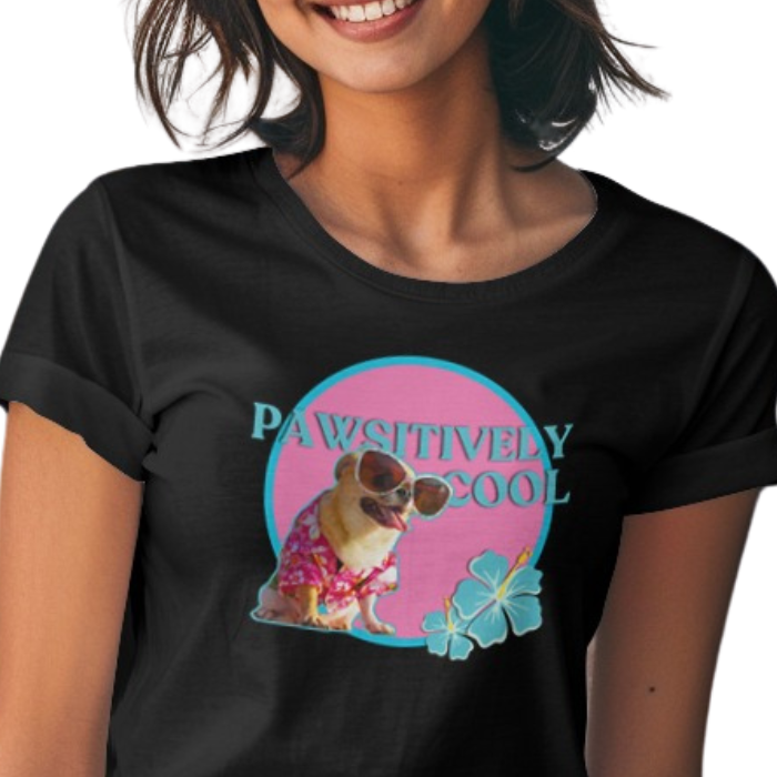 'PAWSITIVELY COOL' - Unisex t-shirt