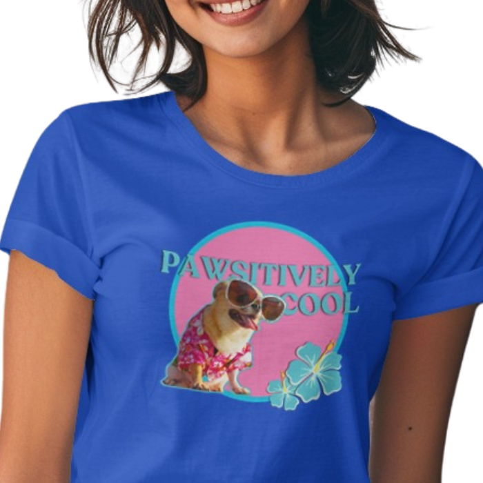 'PAWSITIVELY COOL' - Unisex t-shirt