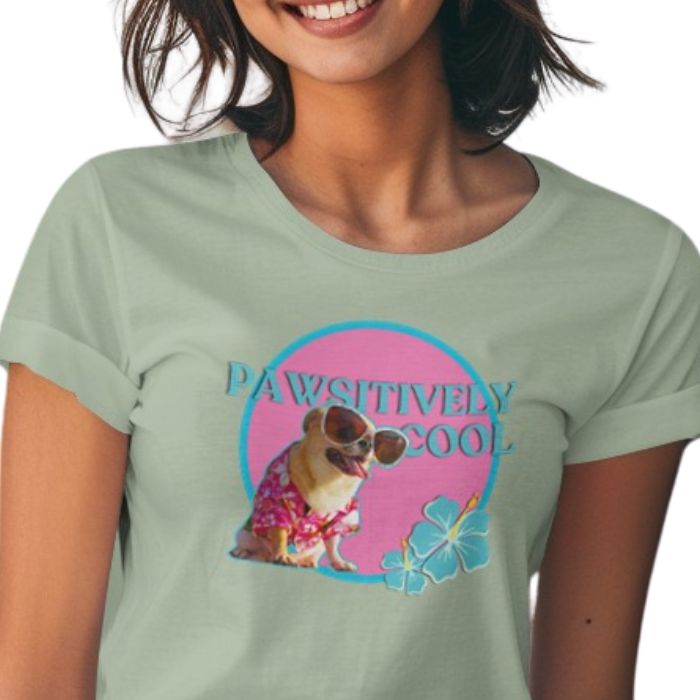 'PAWSITIVELY COOL' - Unisex t-shirt