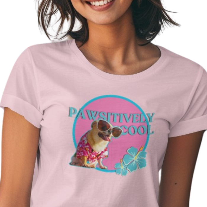 'PAWSITIVELY COOL' - Unisex t-shirt